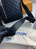 Чоловіча сумка Louis Vuitton Discovery BB стильна месенджер чорна якість преміум, фото 10
