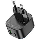 Мережевий зарядний пристрій Hoco CS32A Rise PD20W + QC3.0, фото 4