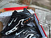 Чоловічі кросівки Nike Air Max Plus TN Black White чорні з білим, фото 10