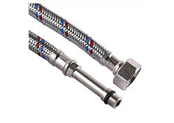 Шланг для змішувача довга голка 1/2 30см силікон