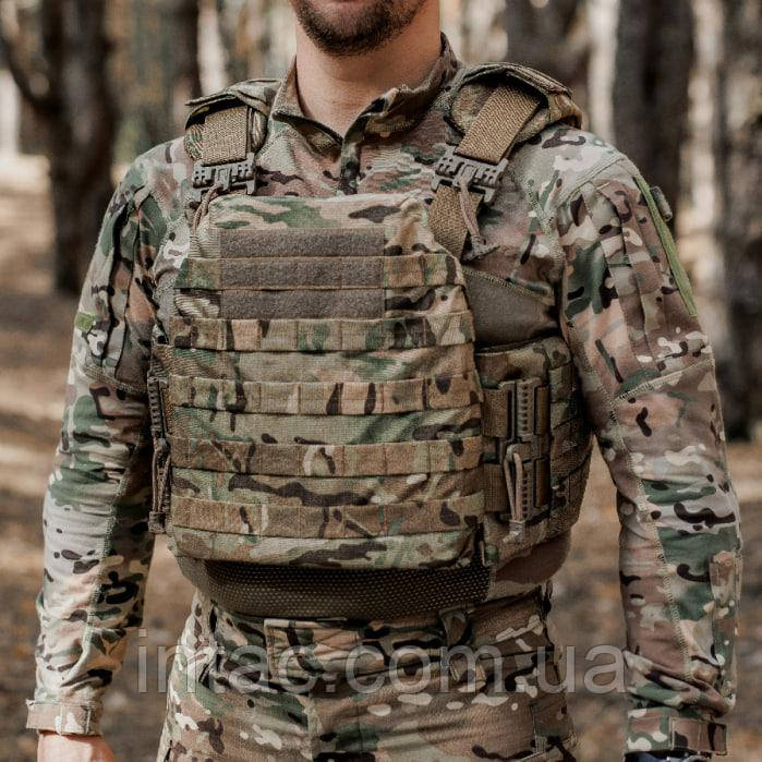 Плитоноска з системою швидкого скидання 25см х 30см CORDURA 1000D, фото 1