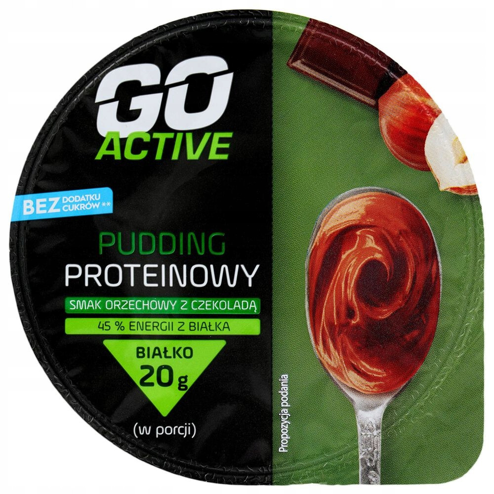 Пудинг протеїновий Go Active шоколадно-горіховий 200гр