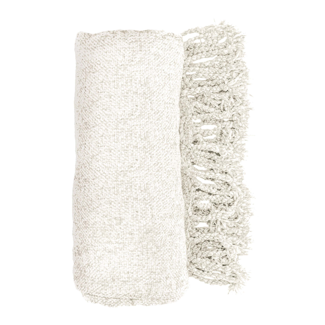 Плед Ardesto Chenille 140х190 см айворі ART0202CH