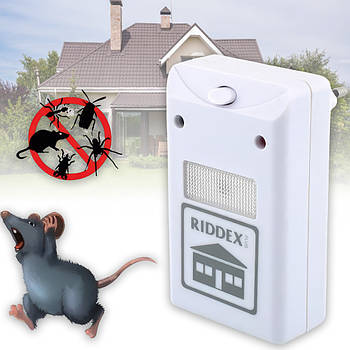 Ультразвуковий відлякувач гризунів та комах у розетку Riddex Pest Repelling Aid