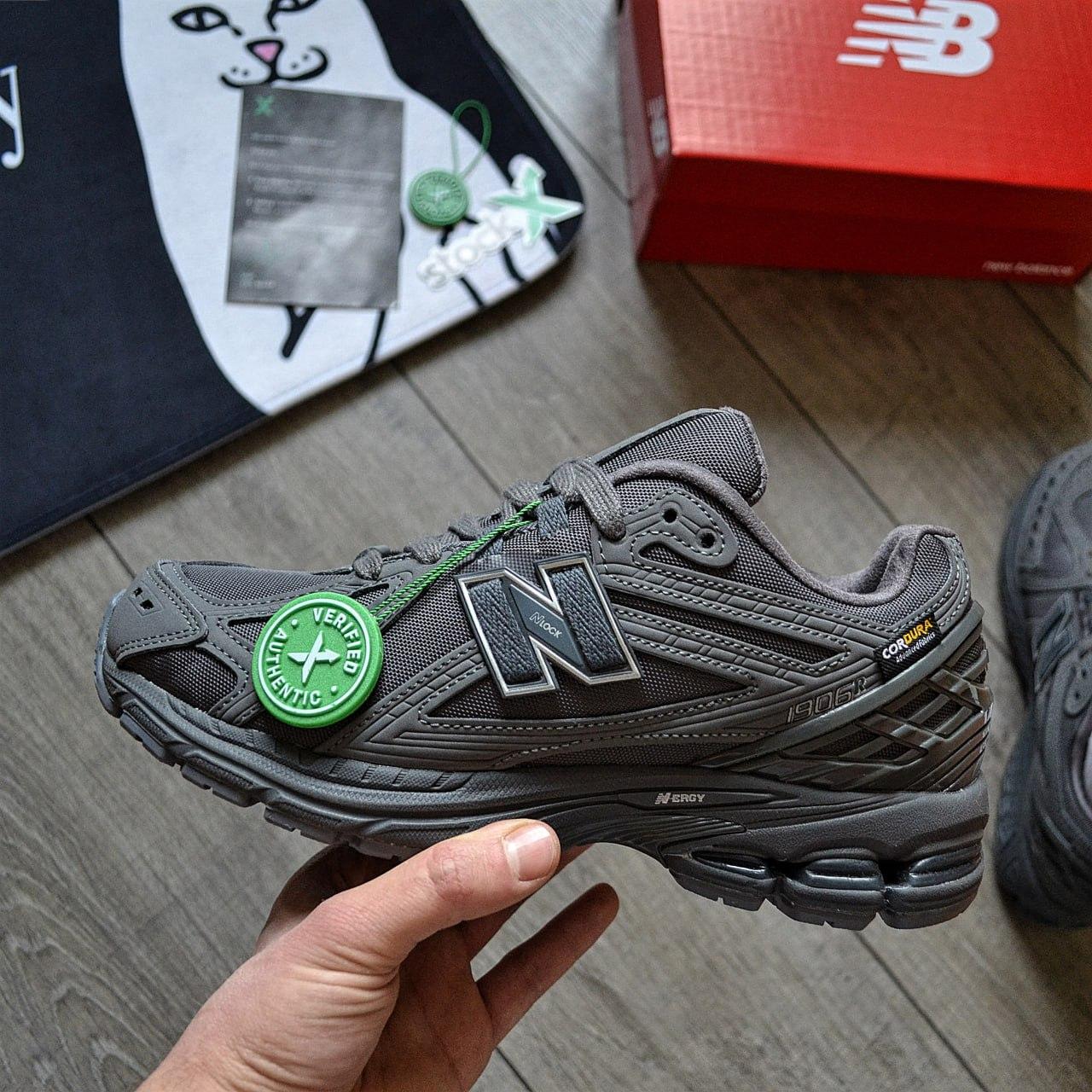 Чоловічі кросівки New Balance 1906R Cordura Magnet Сірі Нью Баланс 1906Р шкіра текстиль демісезон