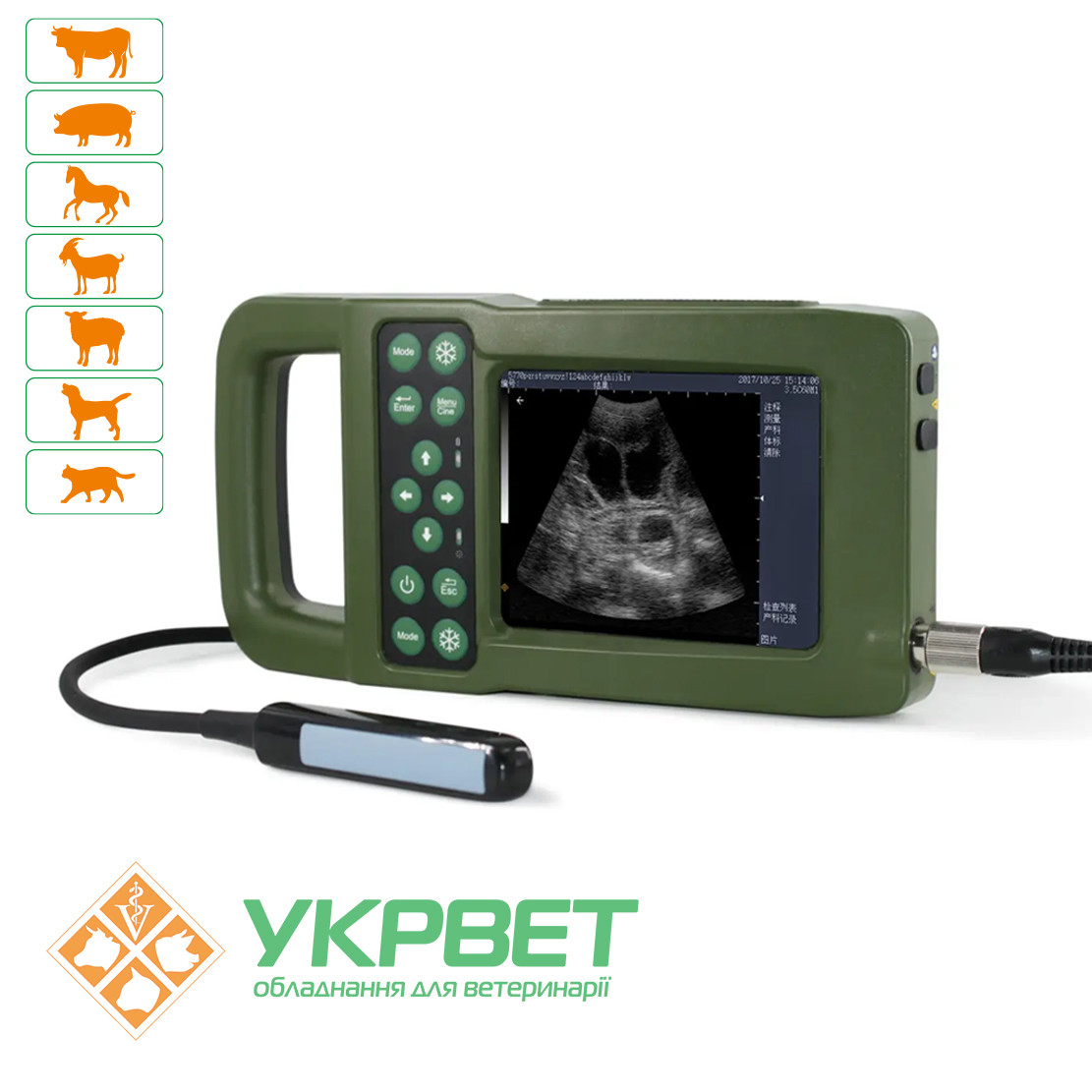 Ультразвуковий ветеринарний сканер KX5600F KAIXIN, універсальний