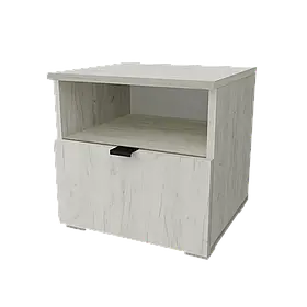 Тумба приліжкова Сімпл дуб крафт золотий,дуб крафт білий в спальню