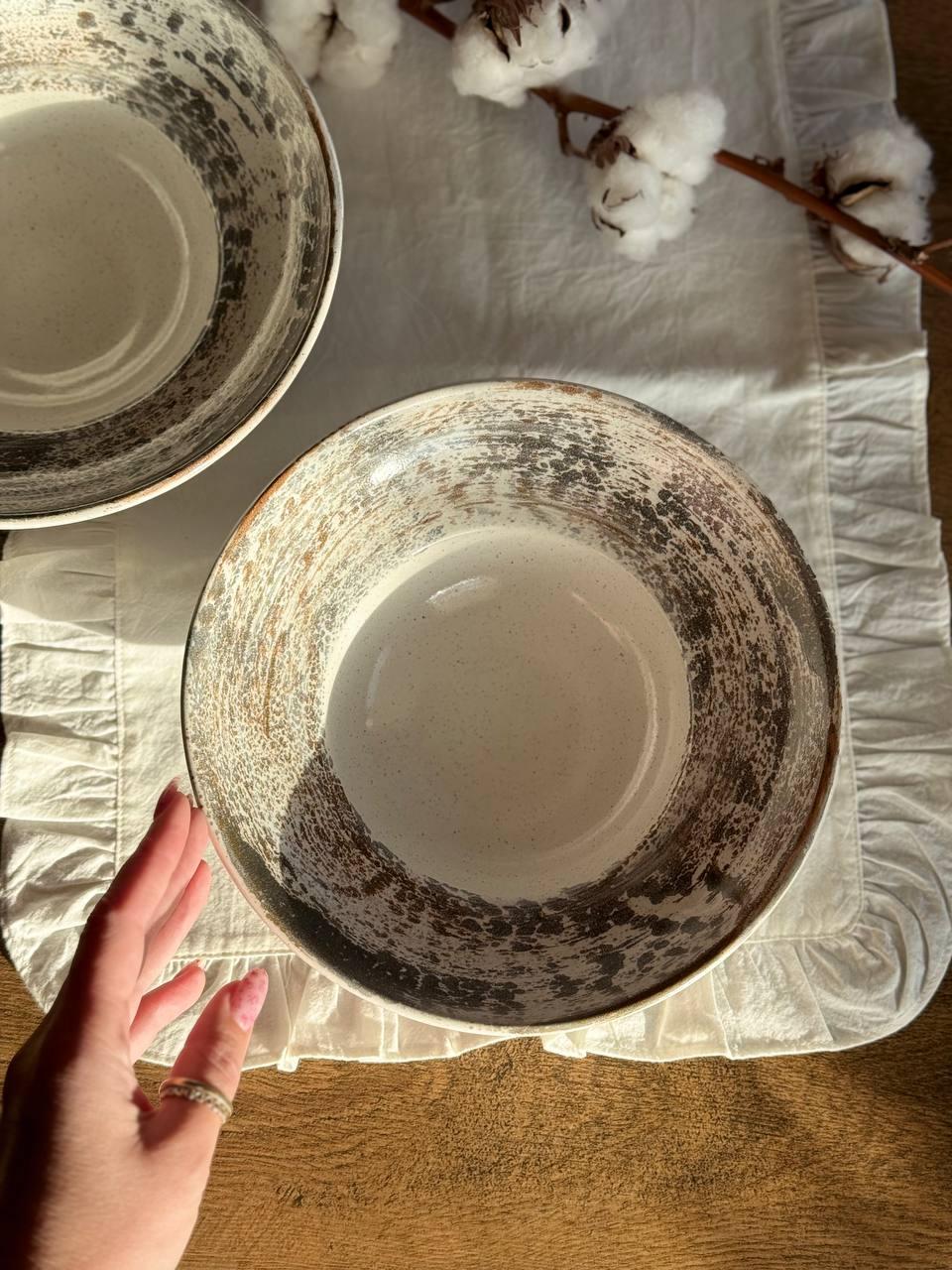 Тарілка для пасти 300 мл Milk Stone