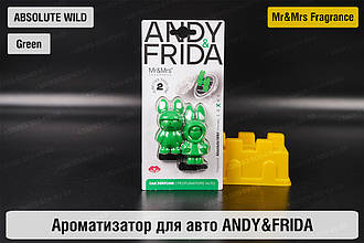 Ароматизатор для авто ANDY&FRIDA зелений АБСОЛЮТНО ДИКИЙ/ABSOLUTE WILD – Mr&Mrs Fragrance