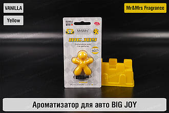 Ароматизатор для авто BIG JOY жовтий ВАНІЛЬ/VANILLA – Mr&Mrs Fragrance