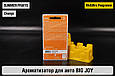 Ароматизатор для авто BIG JOY помаранчевий ЛІТНІ ФРУКТИ/SUMMER FRUITS – Mr&Mrs Fragrance, фото 3