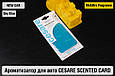 Ароматизатор для авто CESARE SCENTED CARD/АРОМАТНА КАРТКА небесно-блакитний НОВЕ АВТО – Mr&Mrs Fragrance, фото 4