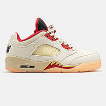 Чоловічі Кроссовки Nike Air Jordan 5 Low Chinese New Year / Найк Аїр Джордан 5 Чайніз Нью Ер Низькі Бежеві, фото 3