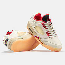 Чоловічі Кроссовки Nike Air Jordan 5 Low Chinese New Year / Найк Аїр Джордан 5 Чайніз Нью Ер Низькі Бежеві, фото 6