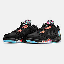 Чоловічі Кроссовки Nike Air Jordan 5 Low Chinese New Year / Найк Аїр Джордан 5 Чайніз Нью Ер Низькі Чорні, фото 5