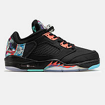 Чоловічі Кроссовки Nike Air Jordan 5 Low Chinese New Year / Найк Аїр Джордан 5 Чайніз Нью Ер Низькі Чорні, фото 3