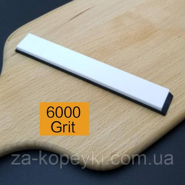 Керамічний точильний брусок Білий агат #6000 grit для механічних точилок, фото 1