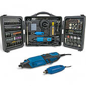 Гравер KRAISSMANN 180 SGW 12V/236 (Два гравери, 236 насадок, гнучкий вал, штатив, НІМЕЧЧИНА)