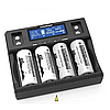 Зарядний пристрій LiitoKala Lii-D4XL на 4+2 канали для Ni-Mh/Li-ion/LiFePo4/крона, 220V/12V, LED+LCD, фото 5