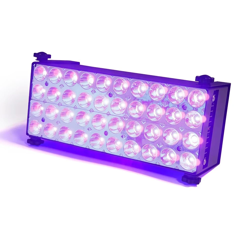 Ультрафіолетова лампа YXO1 ефективність 1000W, споживання 100 W, LED-діоди 365nm, UV-прожектор затверджувач