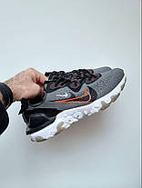Чоловічі Кросівки Nike React Vision Grey Orange / Найк Реакт Віжен Сірі з Помаранчевим, фото 5