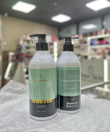 Зміцнювальний шампунь для волосся Bogenia Seaweed Shampoo 450ml, фото 1
