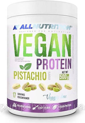 Веганський протеїн AllNutrition Vegan Protein 500 г (фісташки), фото 1