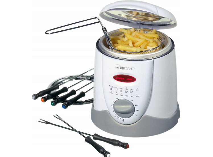 Фритюрниця з фондю 2 в 1 clatronic ffr 2916