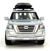Іграшкова машинка металева Nissan Patrol (Ніссан Патрол) «АвтоЕксперт», сіра, батар., світ, звук, відкр.двері, від 3 р., 17*8*8см., фото 7