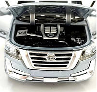 Іграшкова машинка металева Nissan Patrol (Ніссан Патрол) «АвтоЕксперт», сіра, батар., світ, звук, відкр.двері, від 3 р., 17*8*8см., фото 10