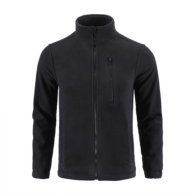 Тактична кофта Lesko A162 Black S тепла флісова чоловіча 2 шт., фото 1