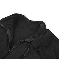 Тактична кофта Lesko A162 Black S тепла флісова чоловіча 2 шт., фото 2
