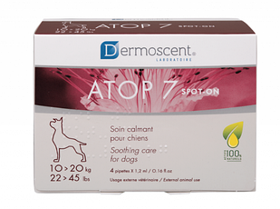 Дермосент ATOP 7 для собак 10-20 кг № 4 спот-он
