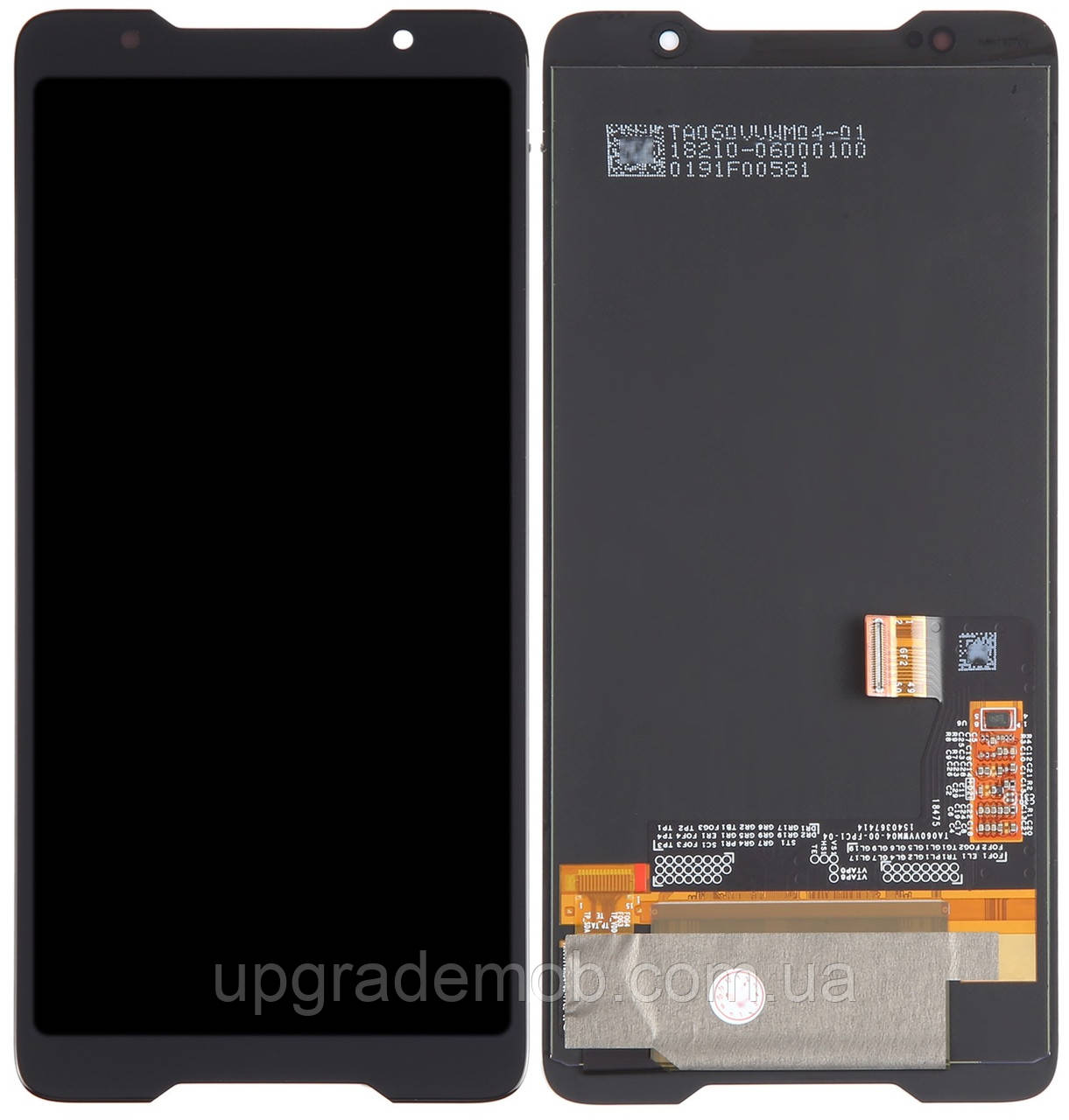Дисплей модуль тачскрин Asus ROG Phone ZS600KL чорний Amoled оригінал, фото 1