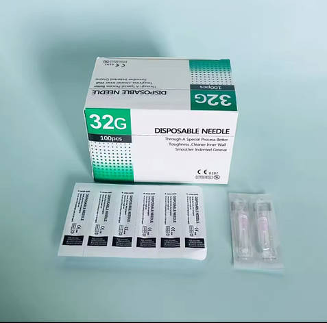 Голка для мезотерапії 32G*2,5мм, фото 1