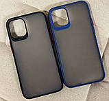Чохол для iPhone 12 mini (5.4") — Goospery Matte Case, Black (Камера відкрита), фото 4