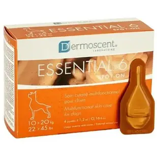 Дермосент Essential 6 собаки 10-20 кг № 4 спот-он
