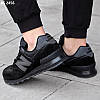 Чоловічі кросівки New balance 574 black Classic Нью Баланс чорні замшеві, фото 10