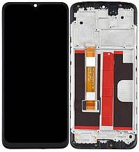 Дисплей модуль тачскрин Oppo A5 2020 / A11 чорний з рамкою версія 4 p/n: FPC-HTF065H019-A0