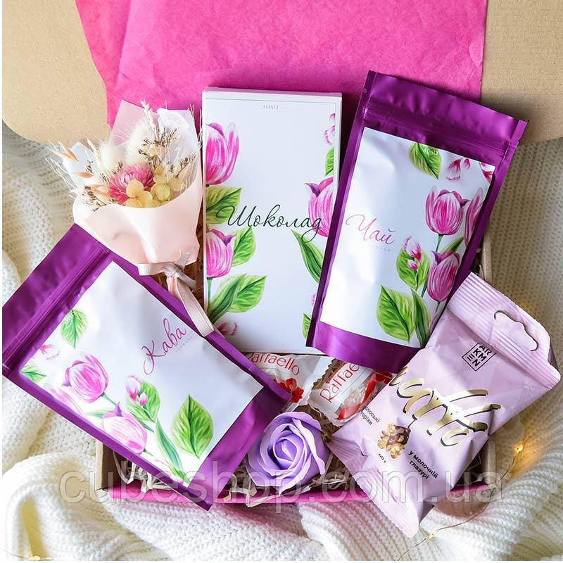 Подарунковий набір жіночий ADALI З тюльпанами М