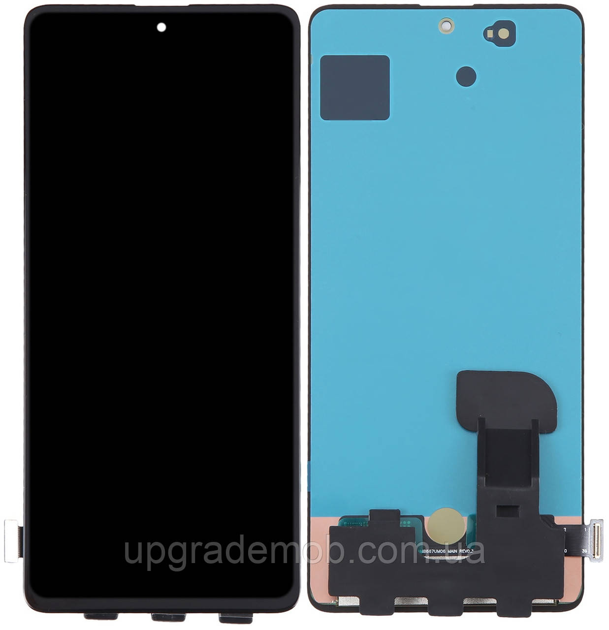Дисплей-модуль тачскрин Samsung A715 Galaxy A71 чорний OLED (Small LCD)