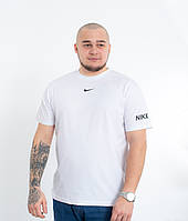 Футболка Батал оптом FN-B0524 Nike білий