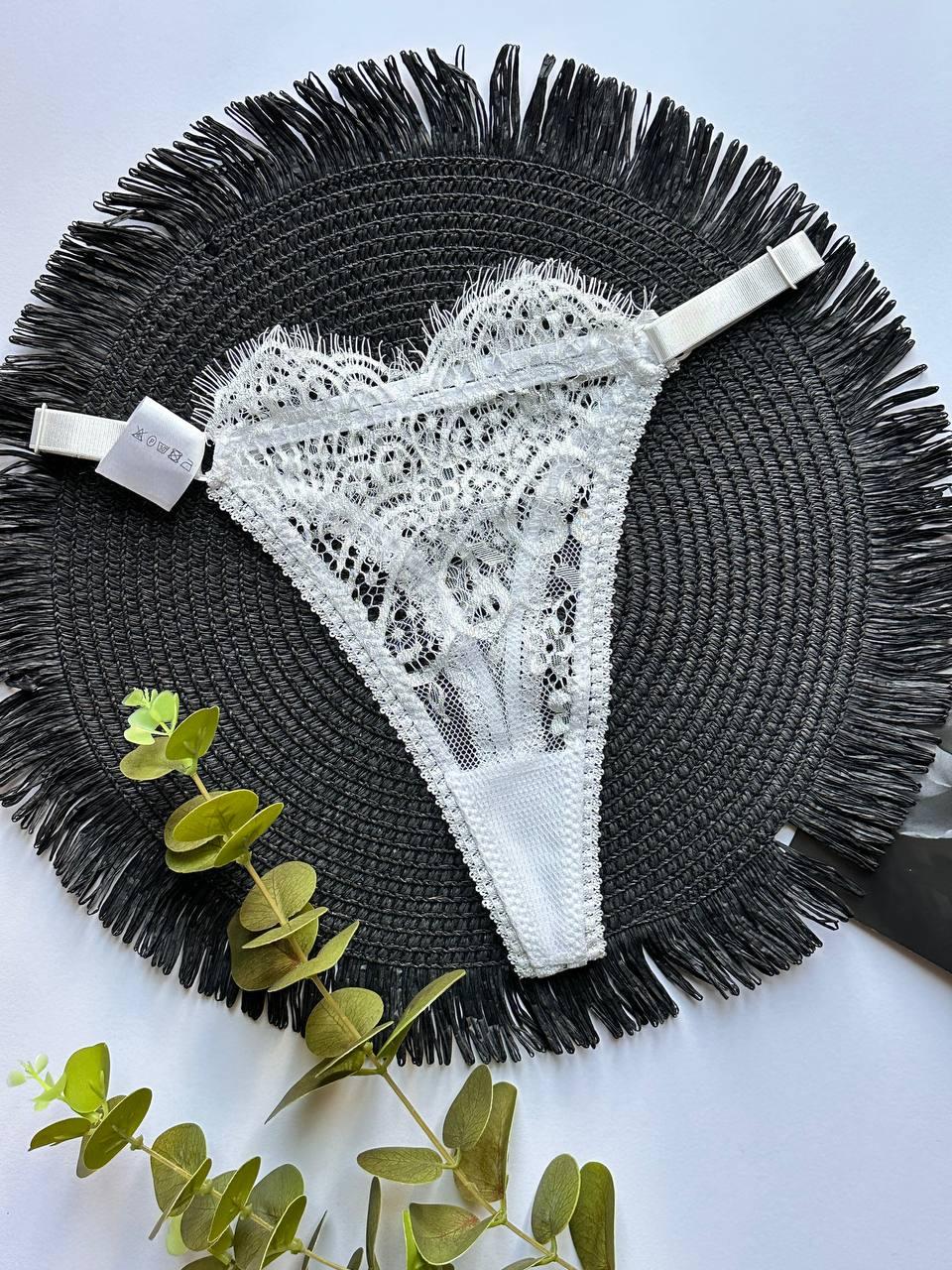 Високі мереживні стринги з регулятором, фото 1