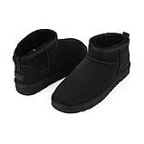 Натуральні чоловічі уггі UGG Australia Men Ultra Black, фото 3