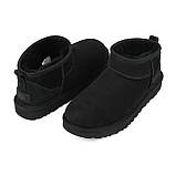 Натуральні жіночі уггі UGG Australia Ultra Mini women Black, фото 2