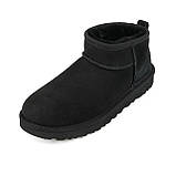 Натуральні жіночі уггі UGG Australia Ultra Mini women Black, фото 4