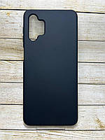 Чохол для Samsung Galaxy A23 2022 (A235F) із мікрофіброю оригінальний Silicone Case чорний протиударний