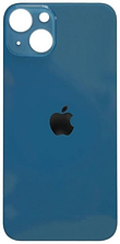 Задня кришка iPhone 13 синя з великими отворами під віконця камер оригінал