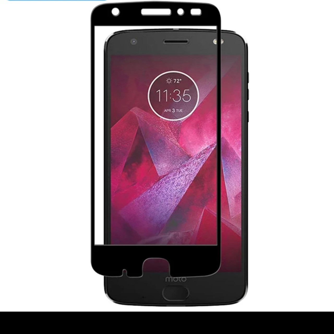 Скло 3D захисне на Moto Z2 Force XT1789