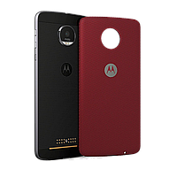 Moto mods style shell, накладки для Moto Z nylon, нейлон black, red.